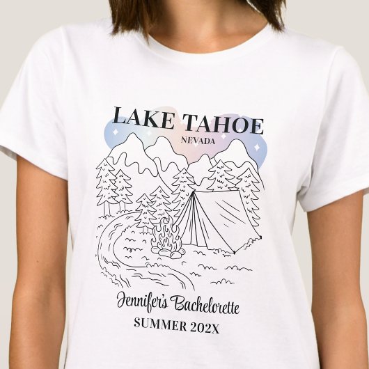 Camp Junggeselinnen-Abschied Girls Trip Camping Cu T-Shirt