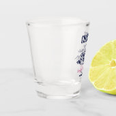 Camp Junggeselinnen-Abschied Girls Trip Custom Cam Schnapsglas (Links)