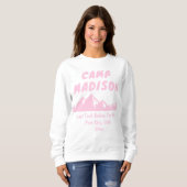 Camp Junggeselinnen-Abschied Mountain Bach Geschen Sweatshirt (Vorne ganz)