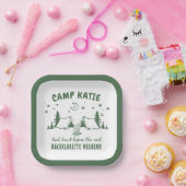 Camp-Junggeselinnen-Abschied Pappteller (Party)