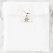 Camp-Junggeselinnen-Abschied Quadratischer Aufkleber (Tasche)