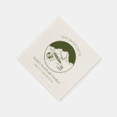Camp Junggeselinnen-Abschied Theme Napkins Serviette (Ecke)