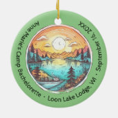 Camp Junggeselinnen-Abschied Weekend Keepake Keramik Ornament (Hinten)