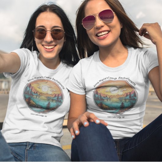 Camp Junggeselinnen-Abschied Weekend Keepake T-Shirt