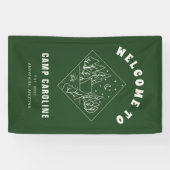 Camp Junggeselinnen-Abschied Willkommen Banner (Horizontal)