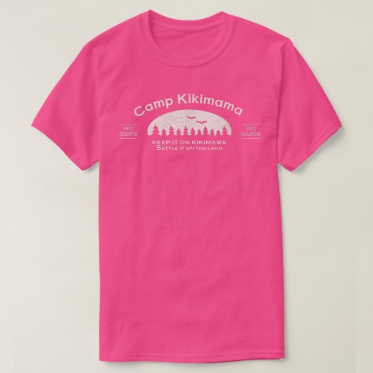 Camp Kikimama Behielt es auf Kikimama Zitat T-Shirt (Design vorne)