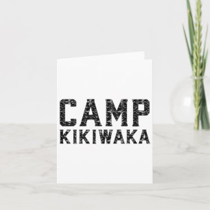 Camp Kikiwaka Summer Camp Wiedersehen Camping Trip Karte