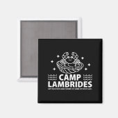 Camp Lambrides Funny Crabby Oyster Quote Parody Magnet (Vorderseite/Rückseite)