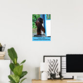 Camp Leakey Tanjung Putting Nationalpark Borneo Poster (Heimbüro)