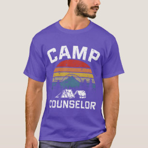 Camp-Leiter Retro-Sommer Direktor Camper-Personal T-Shirt