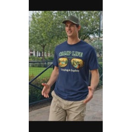 Camp Life Feels Right Men’s T-Shirt USA