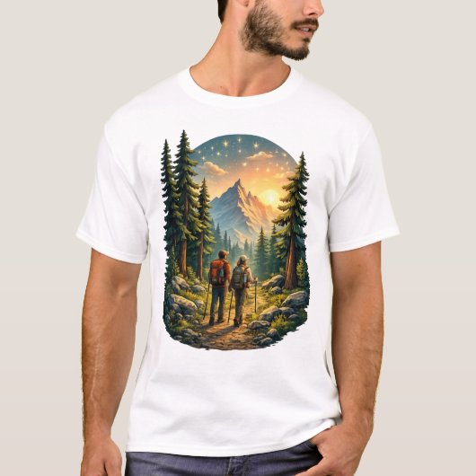 Camp Life Feels Right – Sunset Trail Tee USA (Vorderseite)