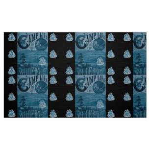 Camp Life Fun Fabric Stoff