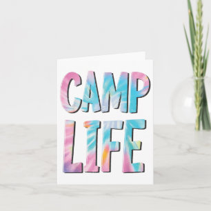Camp Life Krawatte die Sommer Top für Girls Summer Karte