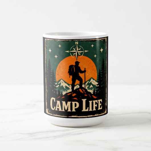 Camp Life – Outdoor Living Nature Pride Kaffeetasse (Mittel)
