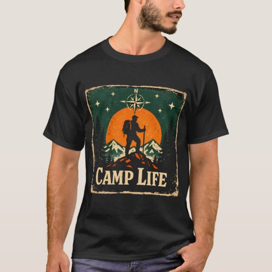 Camp Life – Outdoor Living Nature Pride Tee (Vorderseite)