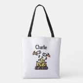 Camp Life | Retro Camper Personalisiert Tasche (Rückseite)