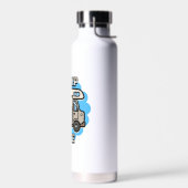 Camp Life | Retro Camper Personalisiert Trinkflasche (Links)