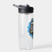 Camp Life | Retro Camper Personalisiert Trinkflasche (Rechts)