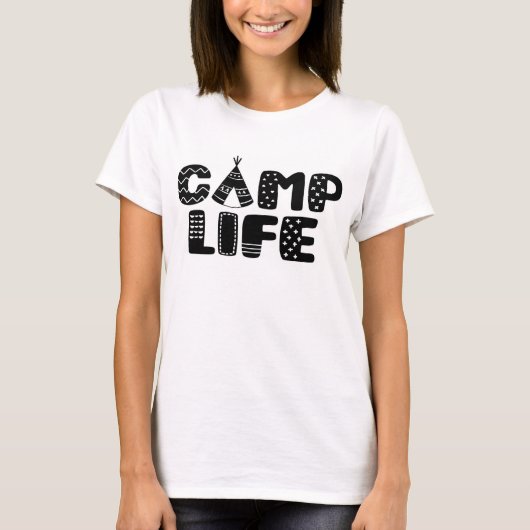Camp Life Teepe T-Shirt (Vorderseite)