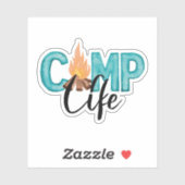 Camp Life Vinyl Sticker (Blatt)