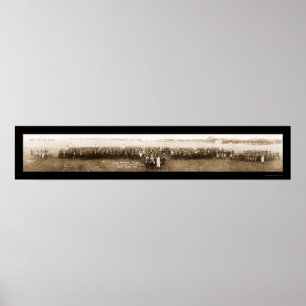 Camp Mabry TX Guard Foto 1921 Poster