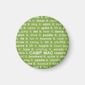 Camp Mac Magnet (Green Do It) (Vorne)