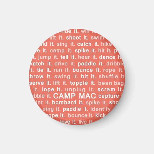 Camp Mac Magnet (Red Do It) (Vorne)