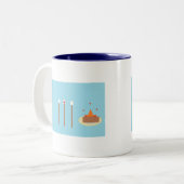 Camp-Mama! Zweifarbige Tasse (Vorderseite Links)