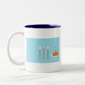 Camp-Mama! Zweifarbige Tasse (Links)