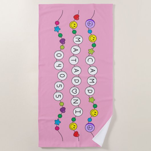 Camp Mataponi Beach Handtuch (Vorderseite)