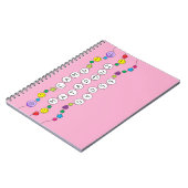 Camp Mataponi Freundschaft Bracelet Notebook Notizblock (Linke Seite)
