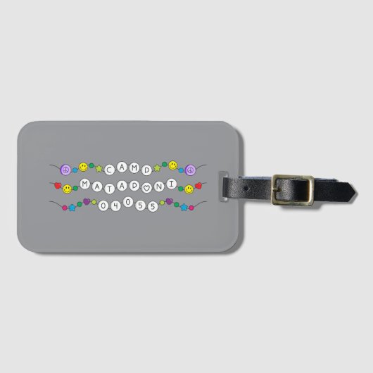 Camp Mataponi Gepäcktag Gepäckanhänger (Vorderseite (Horizontal))