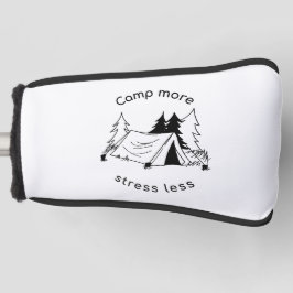Camp mehr Stress weniger Putter Abdeckung Golf Headcover