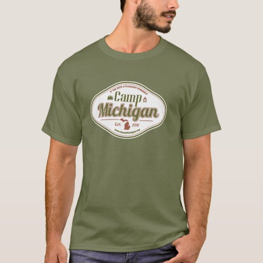 Camp-Michigan-Shirt T-Shirt (Vorderseite)