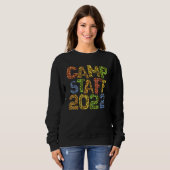 Camp Mitarbeiter 2022 Leopard Print Host Summer Co Sweatshirt (Vorne ganz)