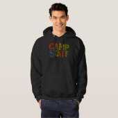 Camp Mitarbeiter Leopard Print Host Summer Counsel Hoodie (Vorne ganz)