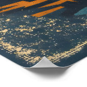 Camp More. Worry Less Poster (Ecke)