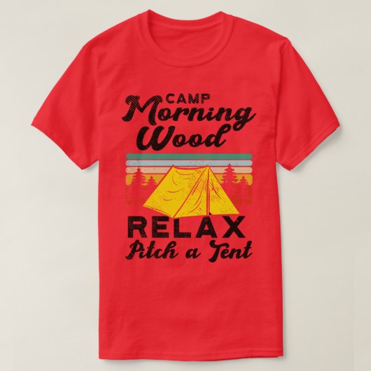 Camp Morning Wood T-Shirt (Design vorne)