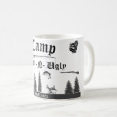 Camp Name des Waldes Kaffeetasse (VorderseiteRechts)