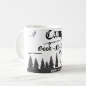 Camp Name des Waldes Kaffeetasse (Vorderseite Links)