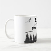 Camp Name des Waldes Kaffeetasse (Links)