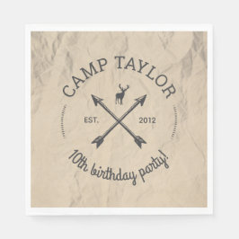 Camp-Name-Logo Serviette