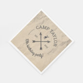 Camp-Name-Logo Serviette (Ecke)