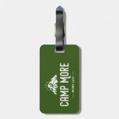 Camp noch Besorgnis erregender Gepäckanhänger (Rückseite vertikal)