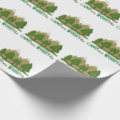 Camp noch Besorgnis erregender Geschenkpapier (Ecke)