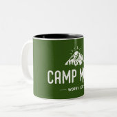 Camp noch Besorgnis erregender Zweifarbige Tasse (Vorderseite Links)