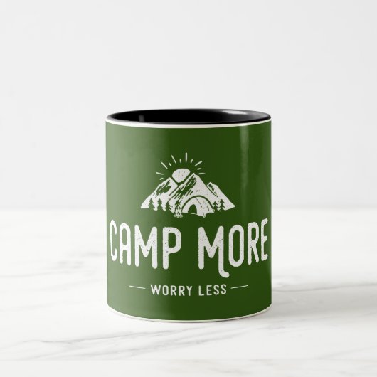 Camp noch Besorgnis erregender Zweifarbige Tasse (Mittel)