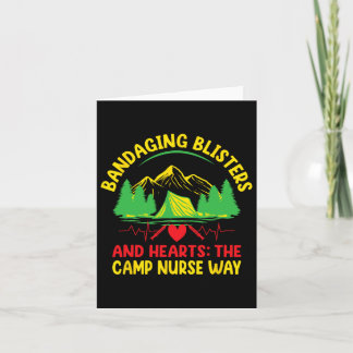 Camp Nurse Medical Medicine Nursing Camping Crew C Karte