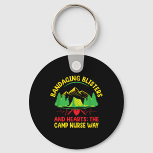 Camp Nurse Medical Medicine Nursing Camping Crew C Schlüsselanhänger
